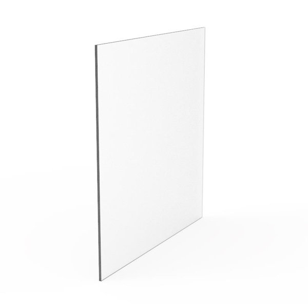 FixtureDisplays Nominal 1/8 Inch (3mm) Cast Clear Acrylic Sheet